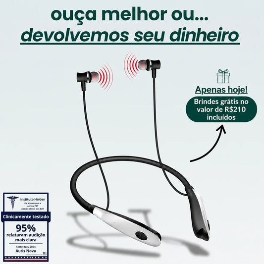 Auris Nova - Recupere a clareza da sua audição – com apenas 20 minutos por dia.